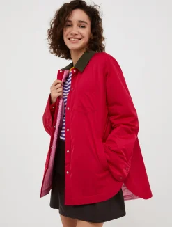Padded shacket