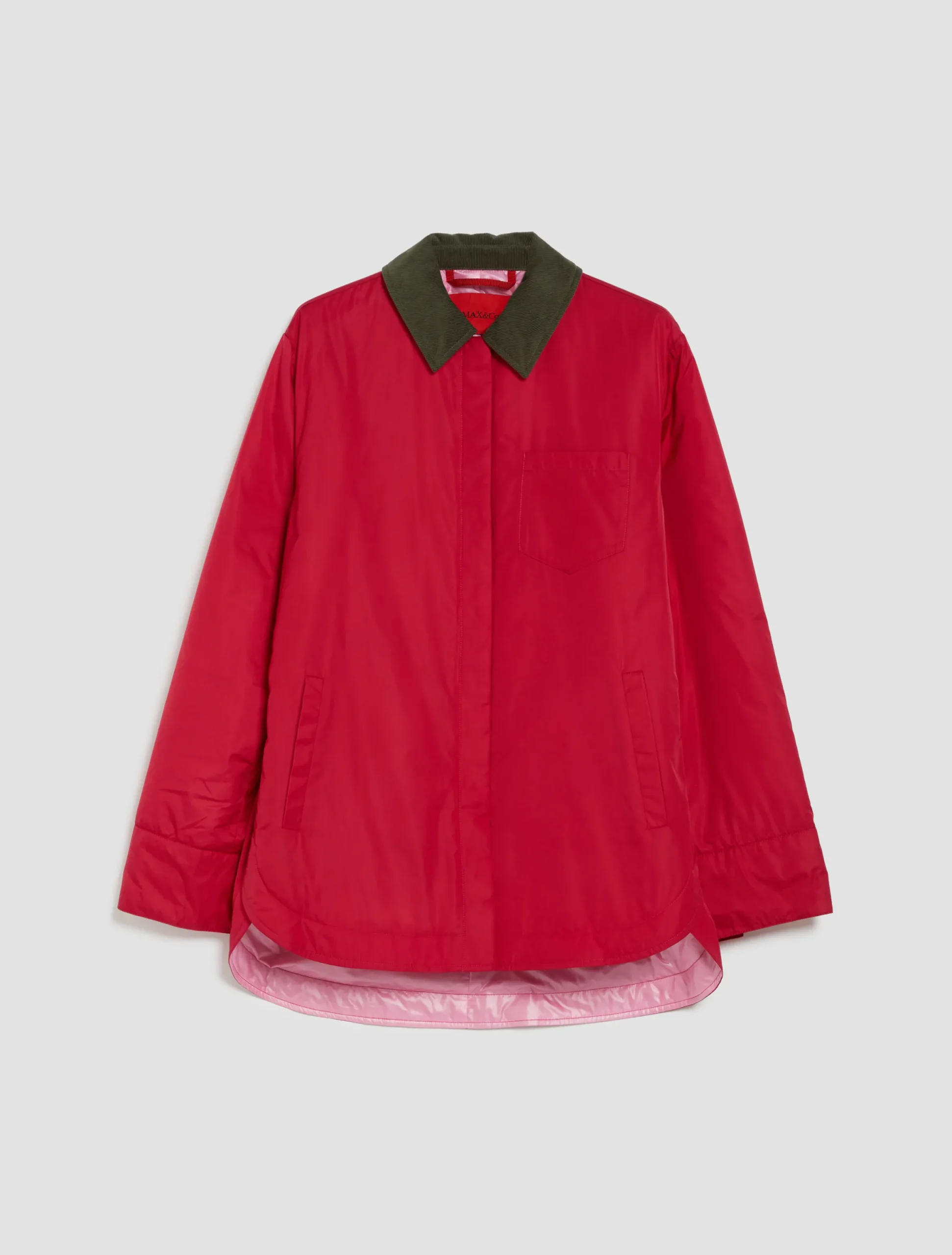 Padded shacket