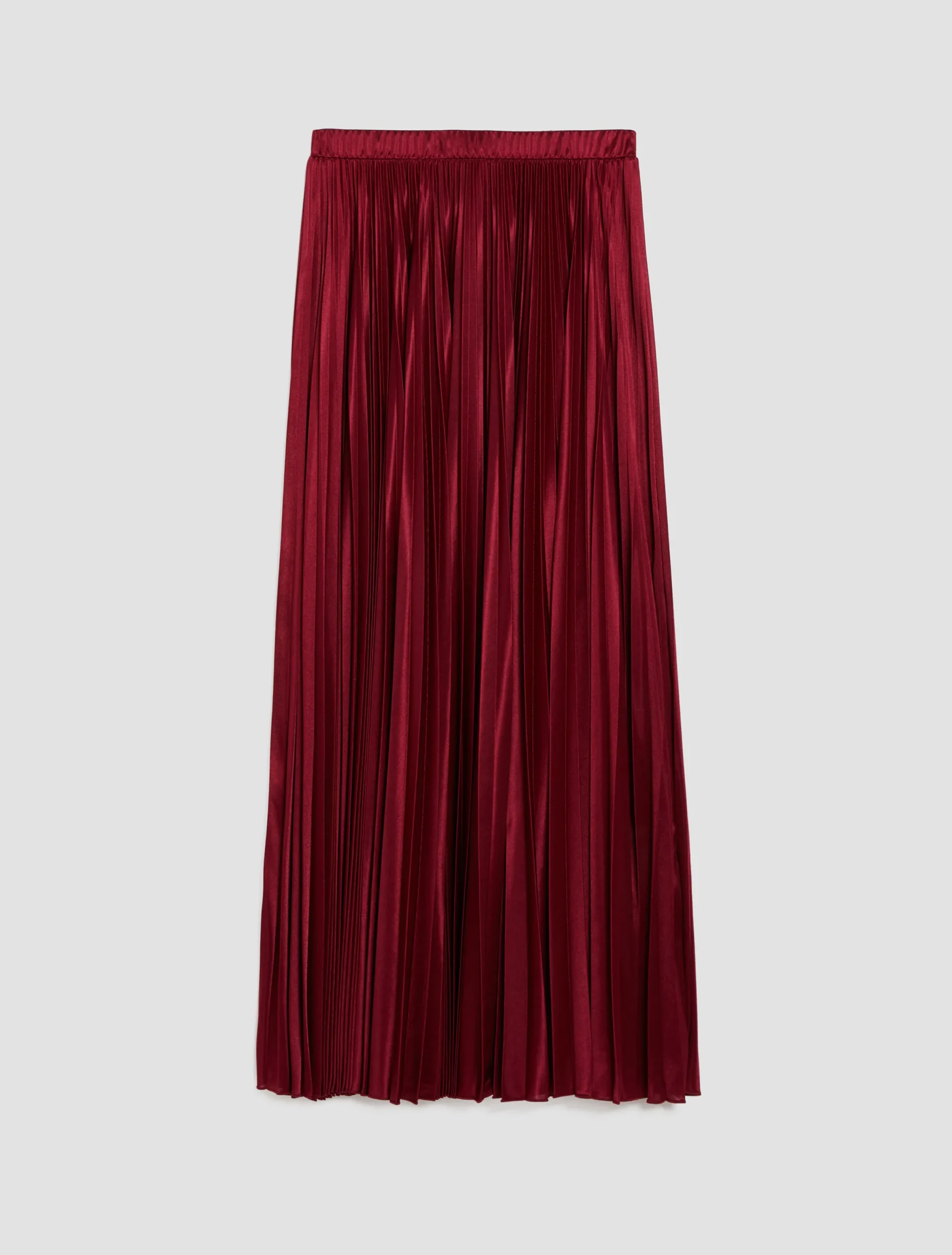 Pleated jersey skirt