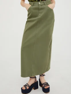 5-pocket drill column skirt