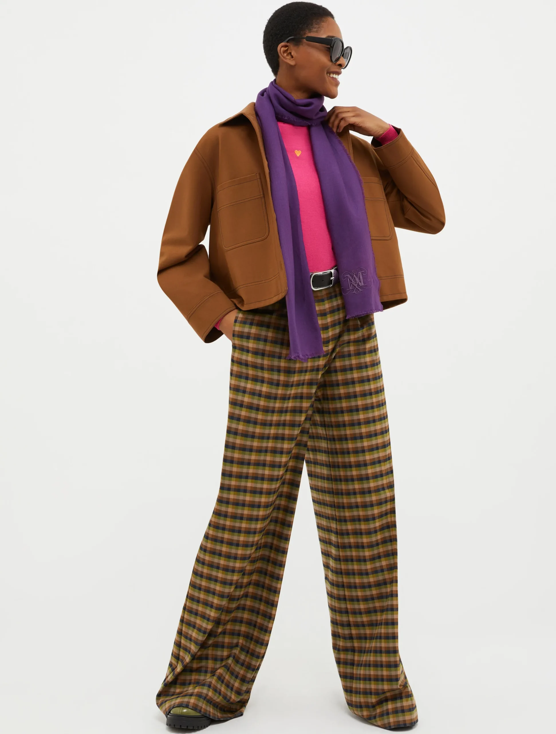 Polo neck wool jumper