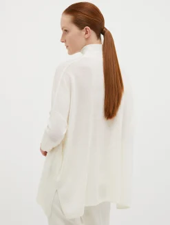 Polo neck wool jumper
