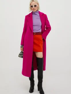 Polo neck wool-blend jumper