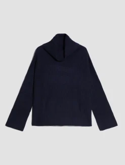 Pure cashmere turtleneck pullover
