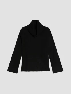 Pure cashmere turtleneck pullover
