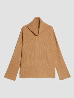 Pure cashmere turtleneck pullover