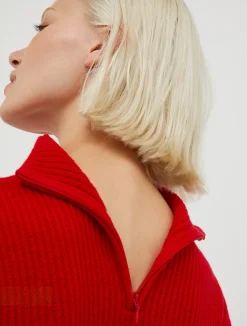 Pure wool knit dress