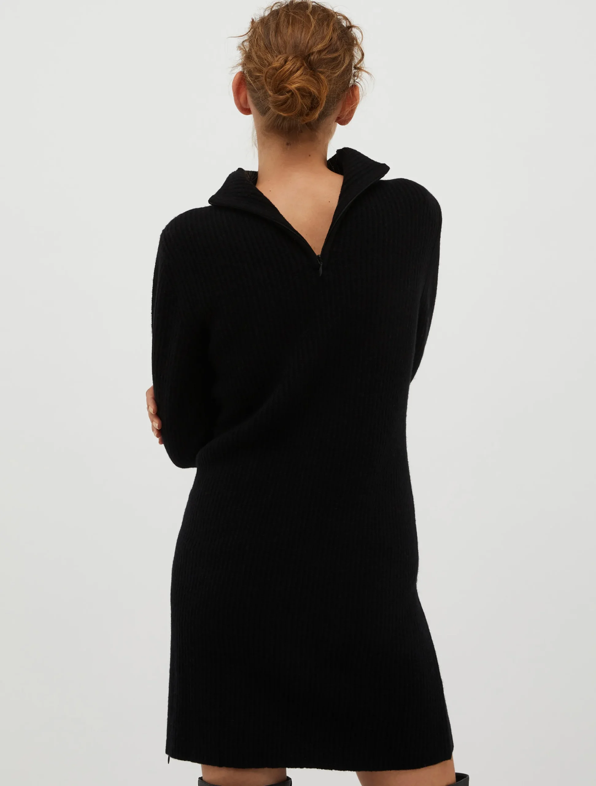 Pure wool knit dress