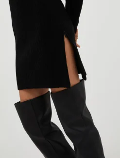 Pure wool knit dress