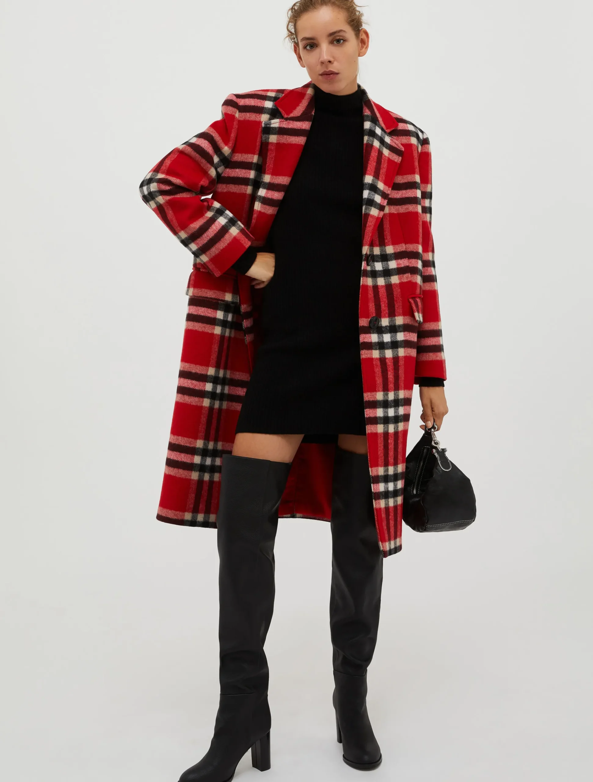 Pure wool knit dress