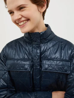 Quilted safari jacket