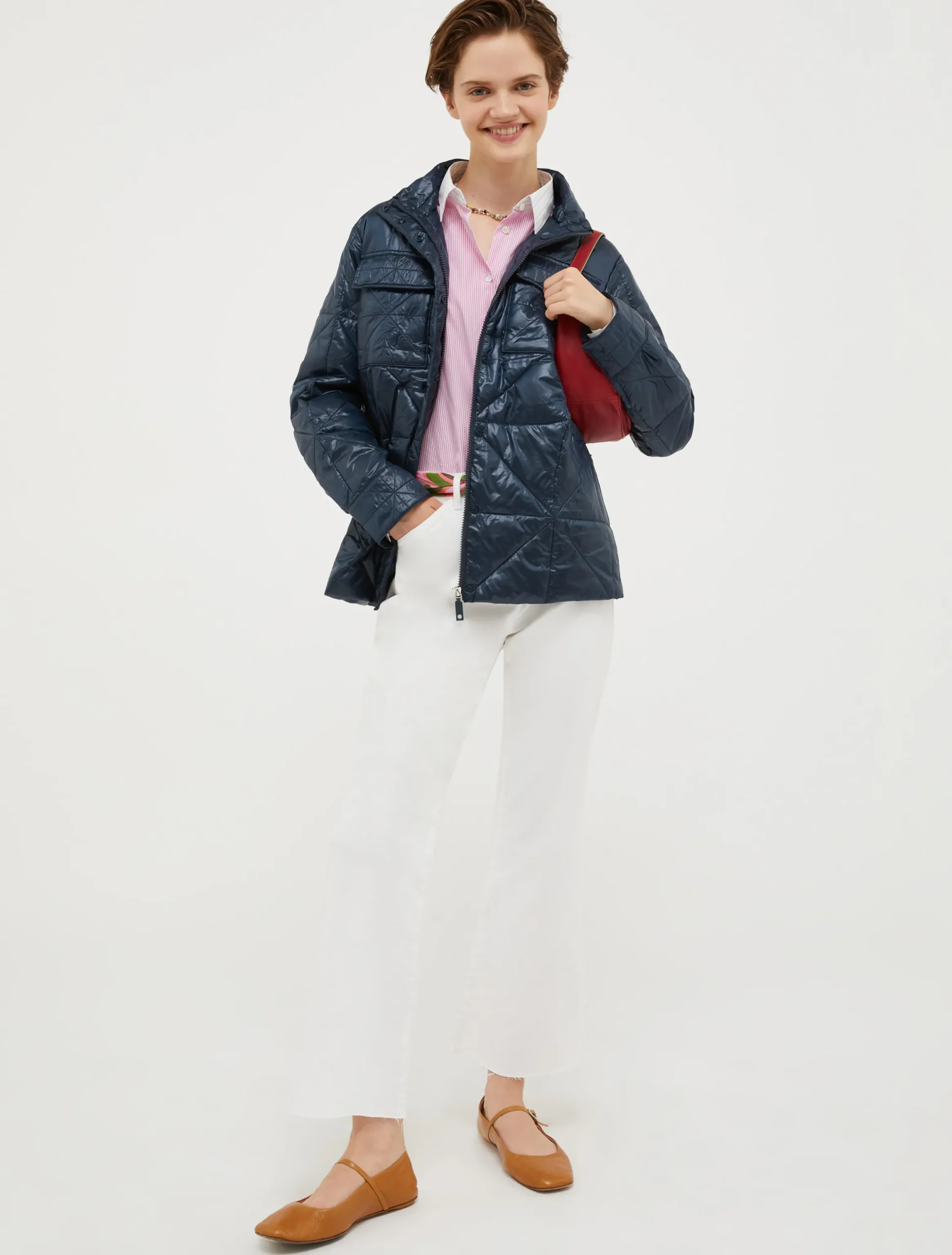 Quilted safari jacket