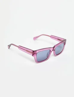 Rectangular acetate glasses