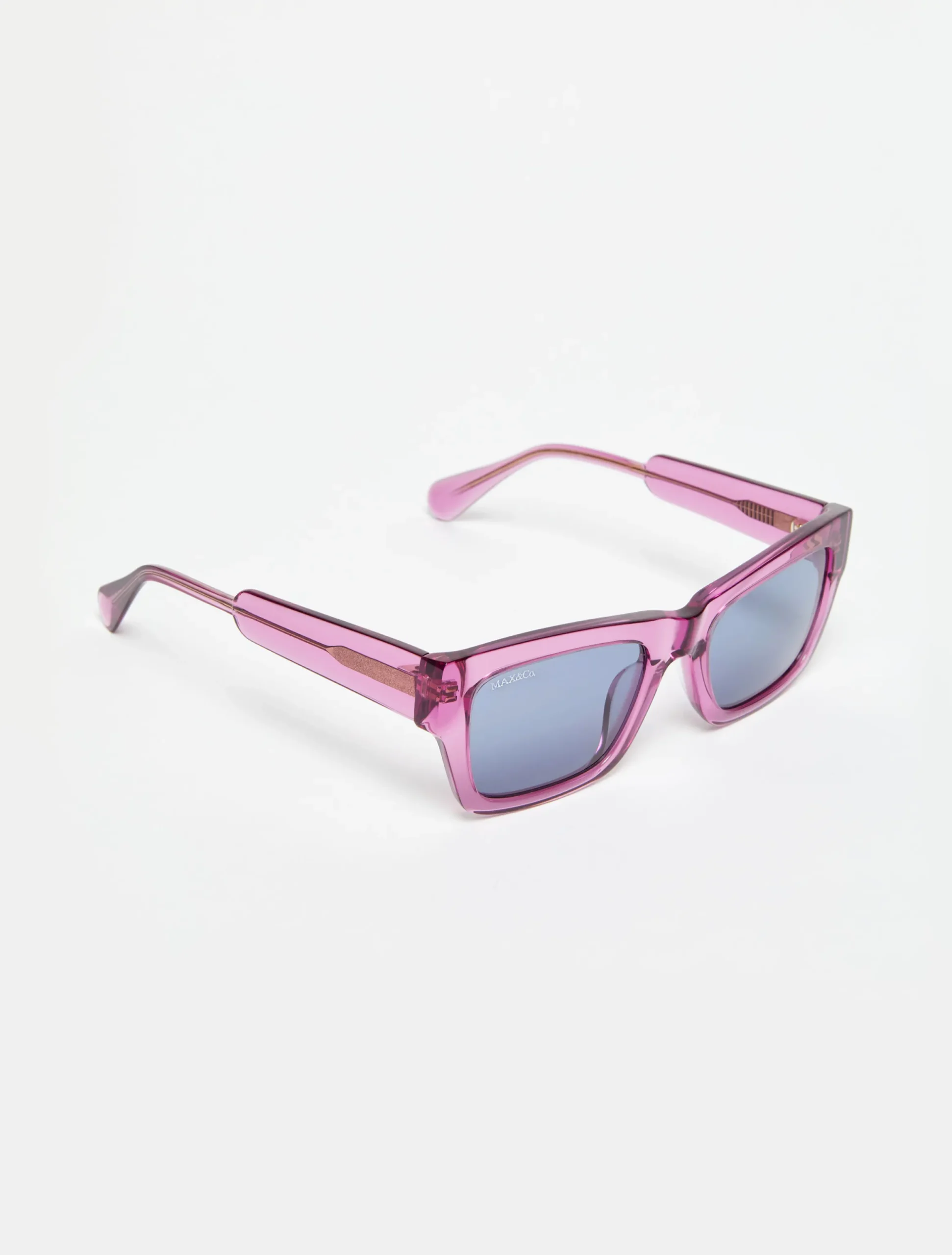 Rectangular acetate glasses