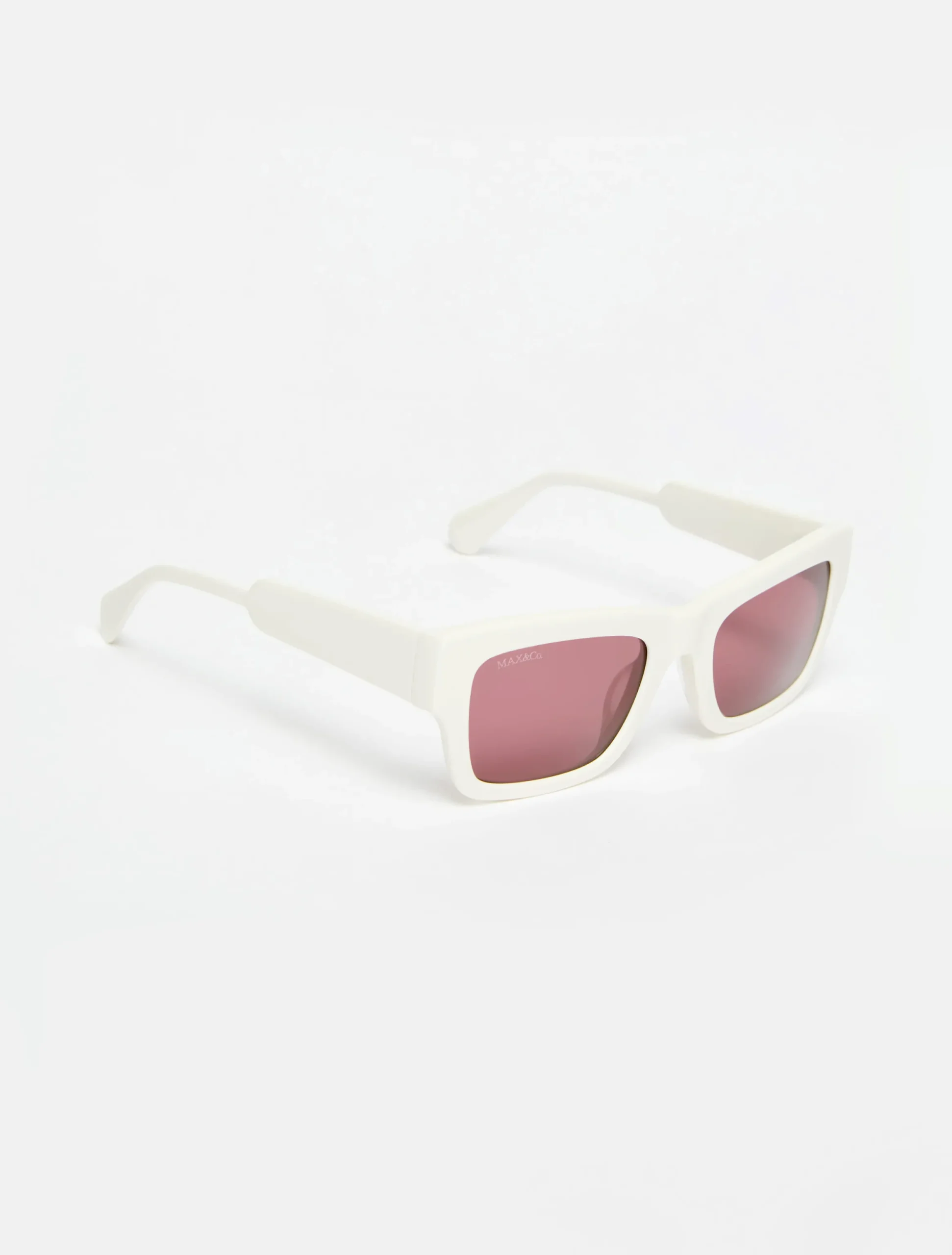 Rectangular acetate glasses