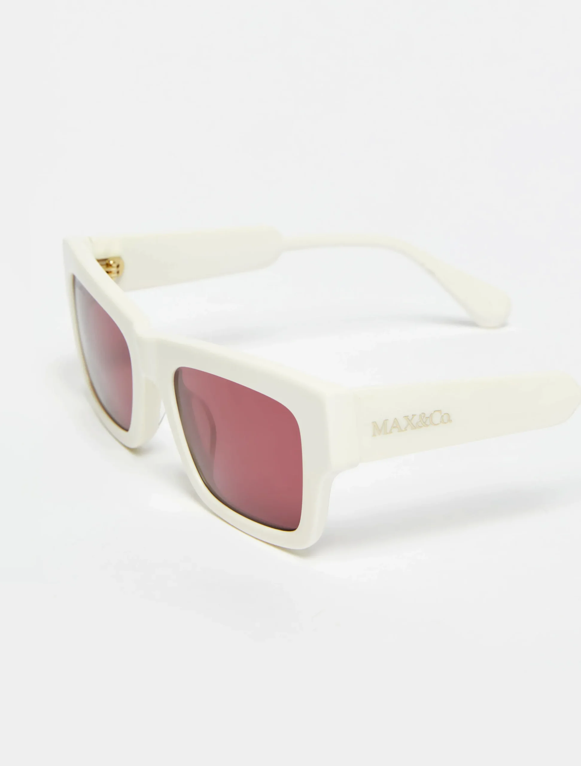 Rectangular acetate glasses