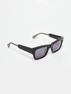 Rectangular acetate glasses