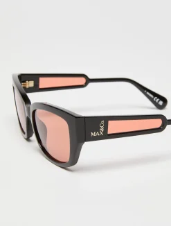 Rectangular butterfly sunglasses