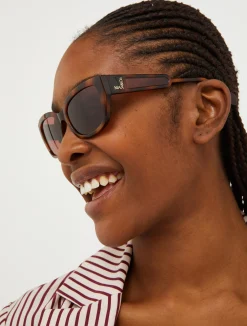 Rectangular butterfly sunglasses