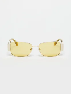 Rectangular metal glasses