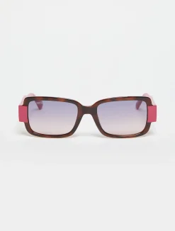 Rectangular two-toned glasses