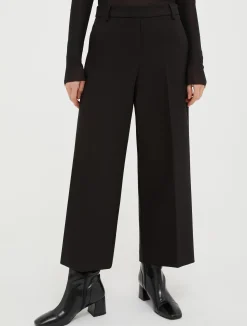 Relaxed-fit double-cloth trousers