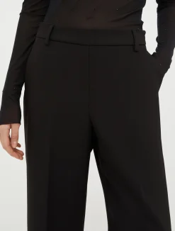 Relaxed-fit double-cloth trousers
