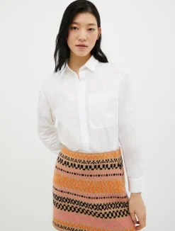 Relaxed-fit poplin shirt