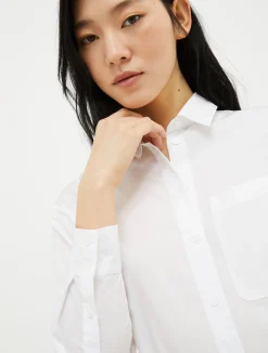 Relaxed-fit poplin shirt