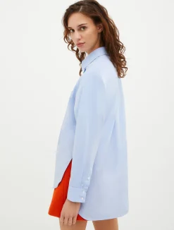 Relaxed-fit poplin shirt