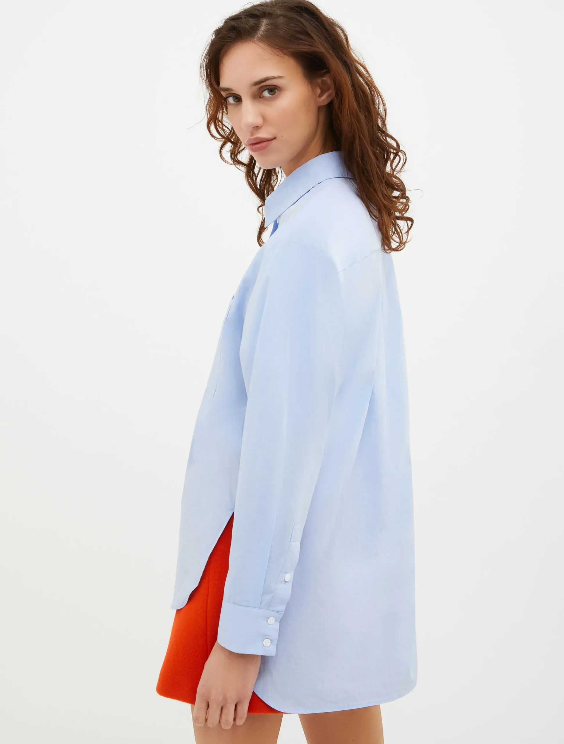 Relaxed-fit poplin shirt