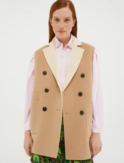Reversible, double-sided wool coat
