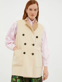 Reversible, double-sided wool coat