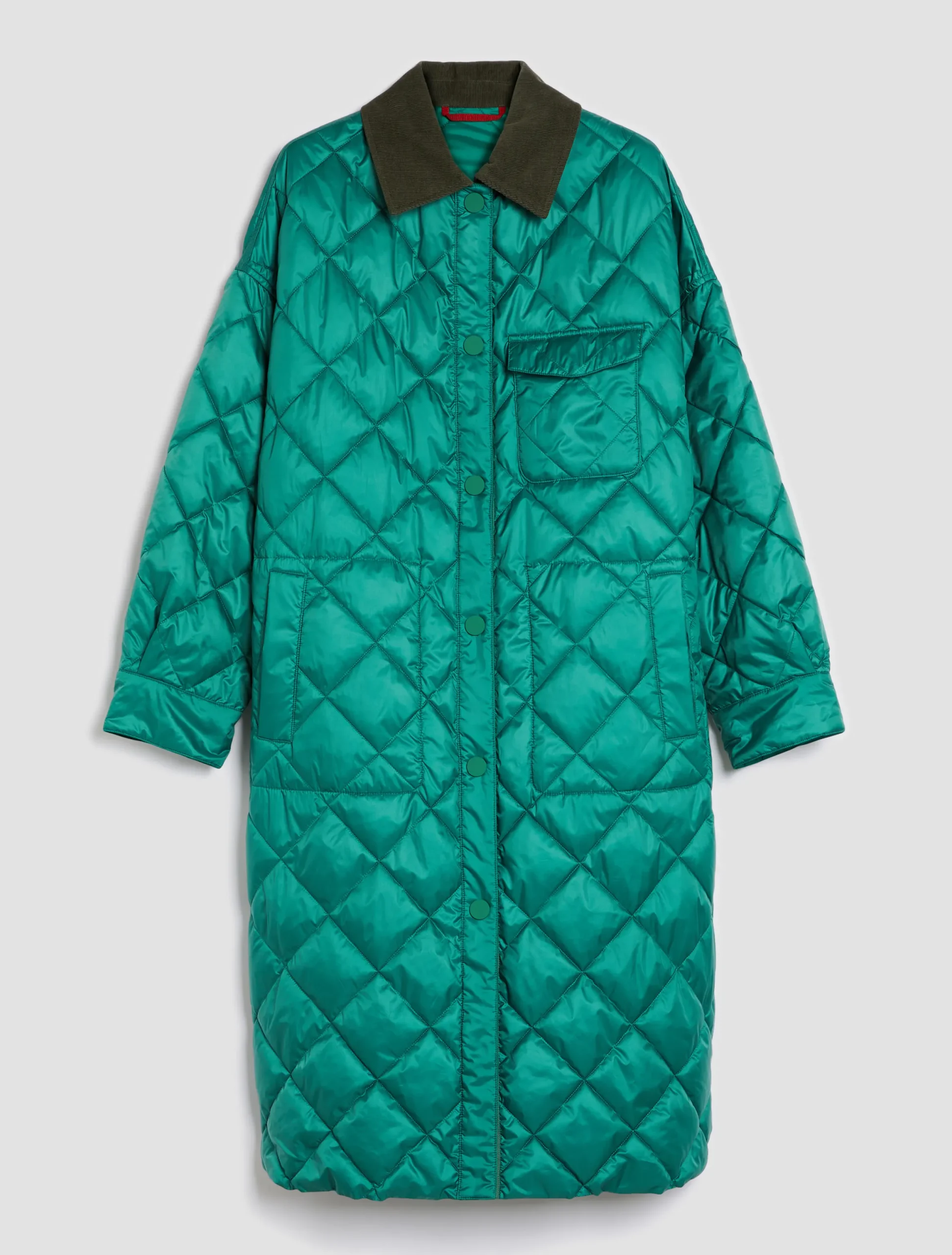 Reversible quilted coat