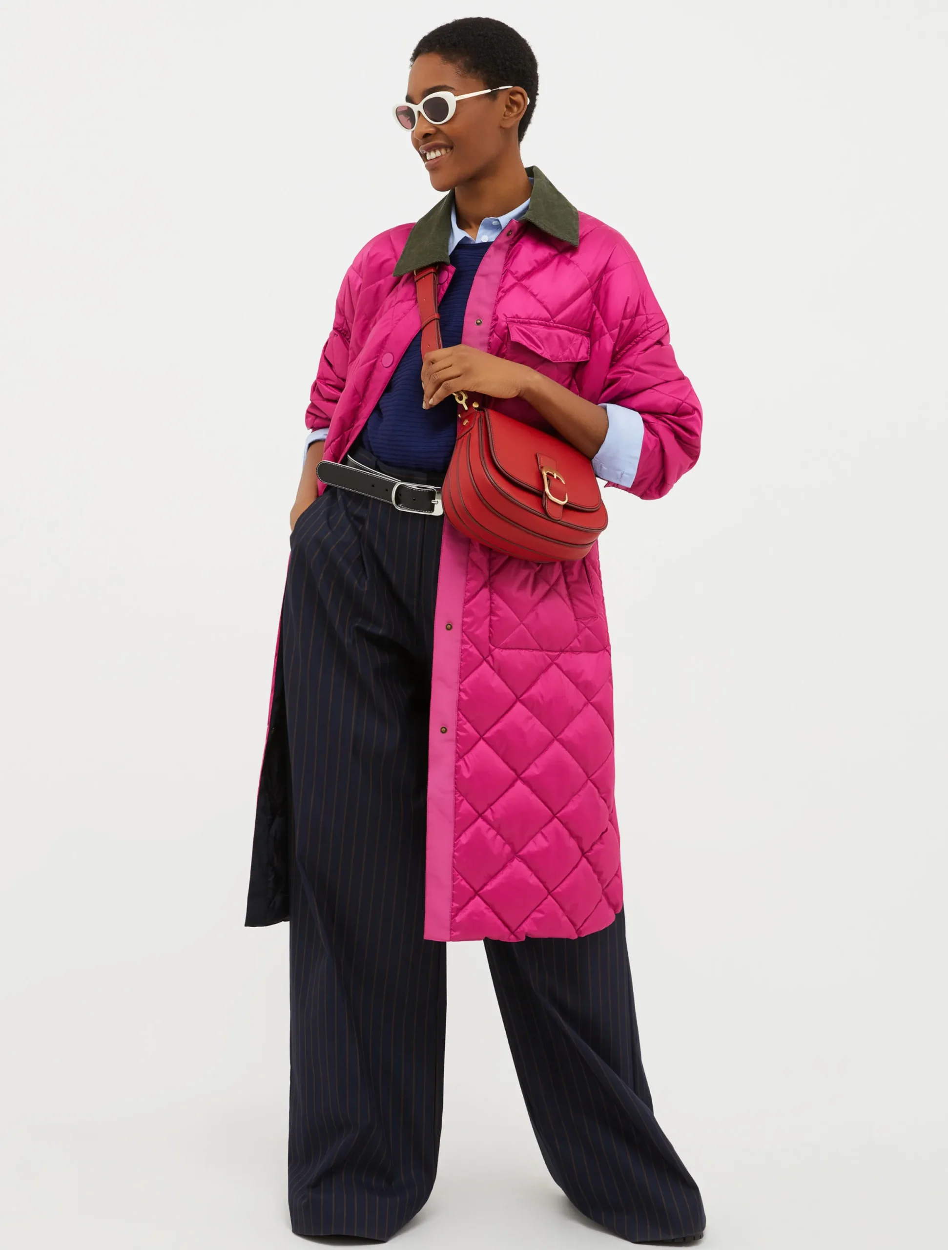 Reversible quilted coat