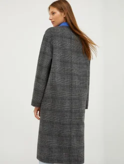 Reversible wool coat