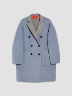 Reversible wool coat