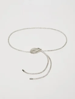Rhinestone-embellished belt