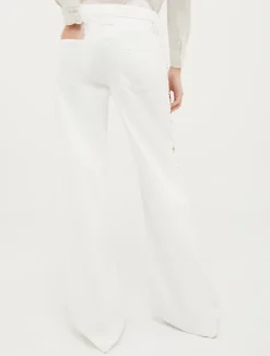 Rhinestone-embellished trousers