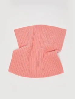 Ribbed cashmere neck warmer