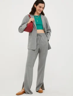 Ribbed cotton cropped top
