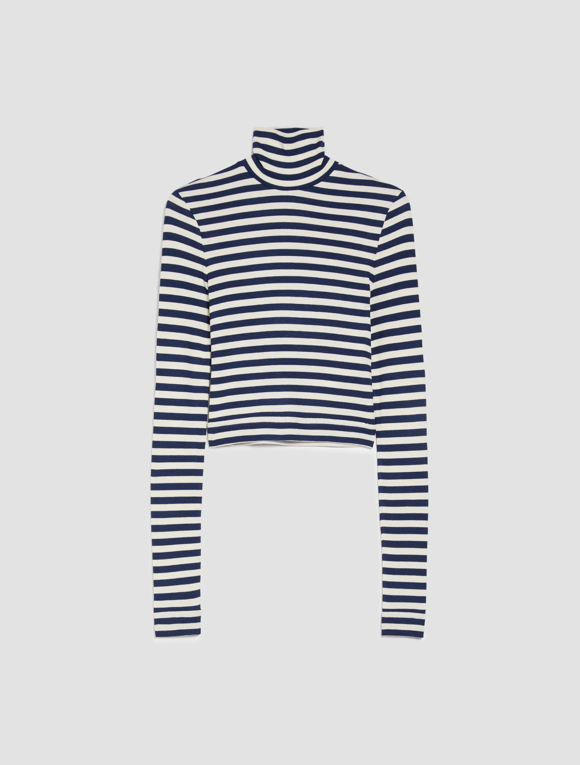 Ribbed cropped T-shirt