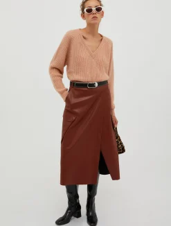 Ribbed mohair jumper