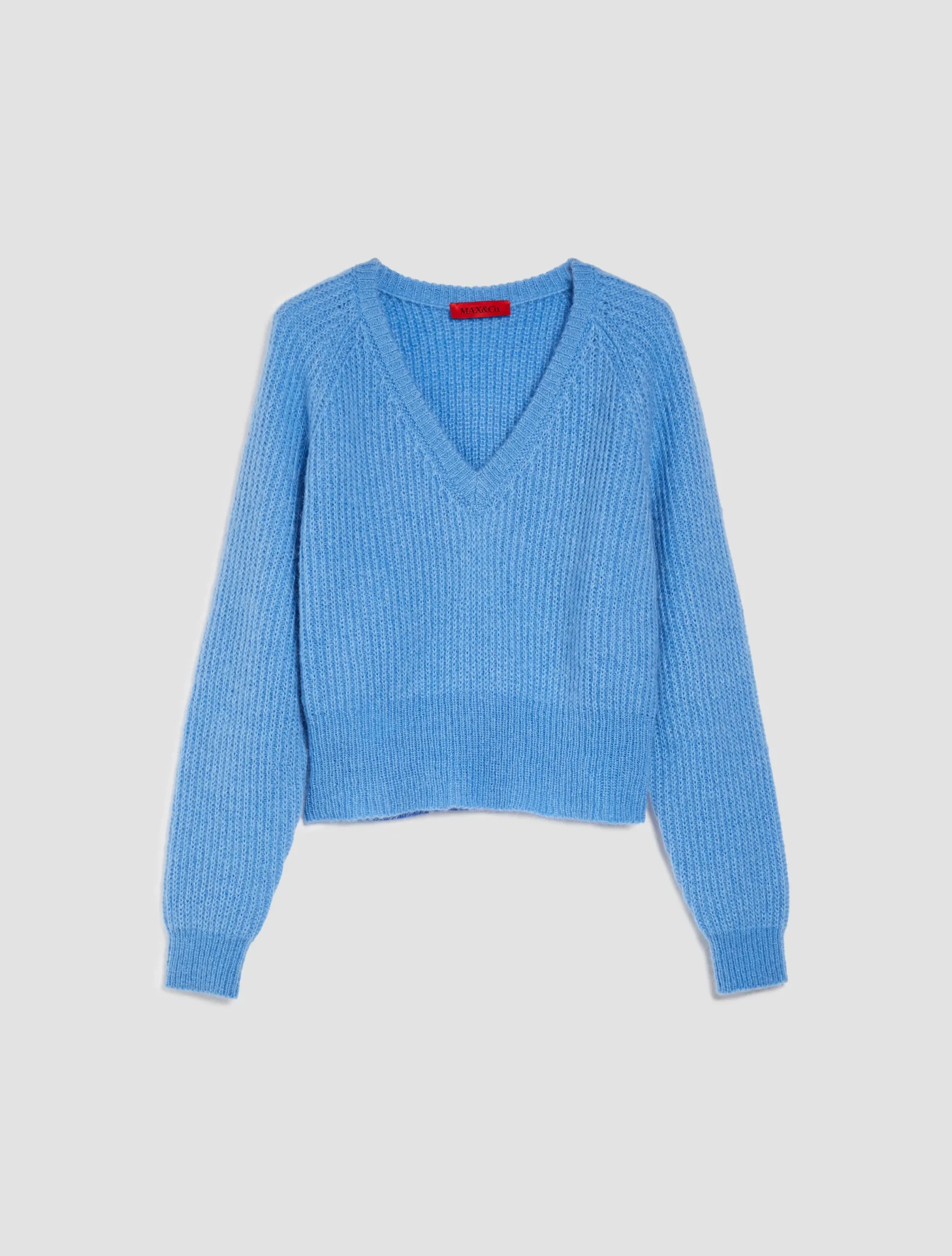 Ribbed mohair jumper