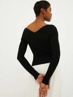 Ribbed slim-fit jumper