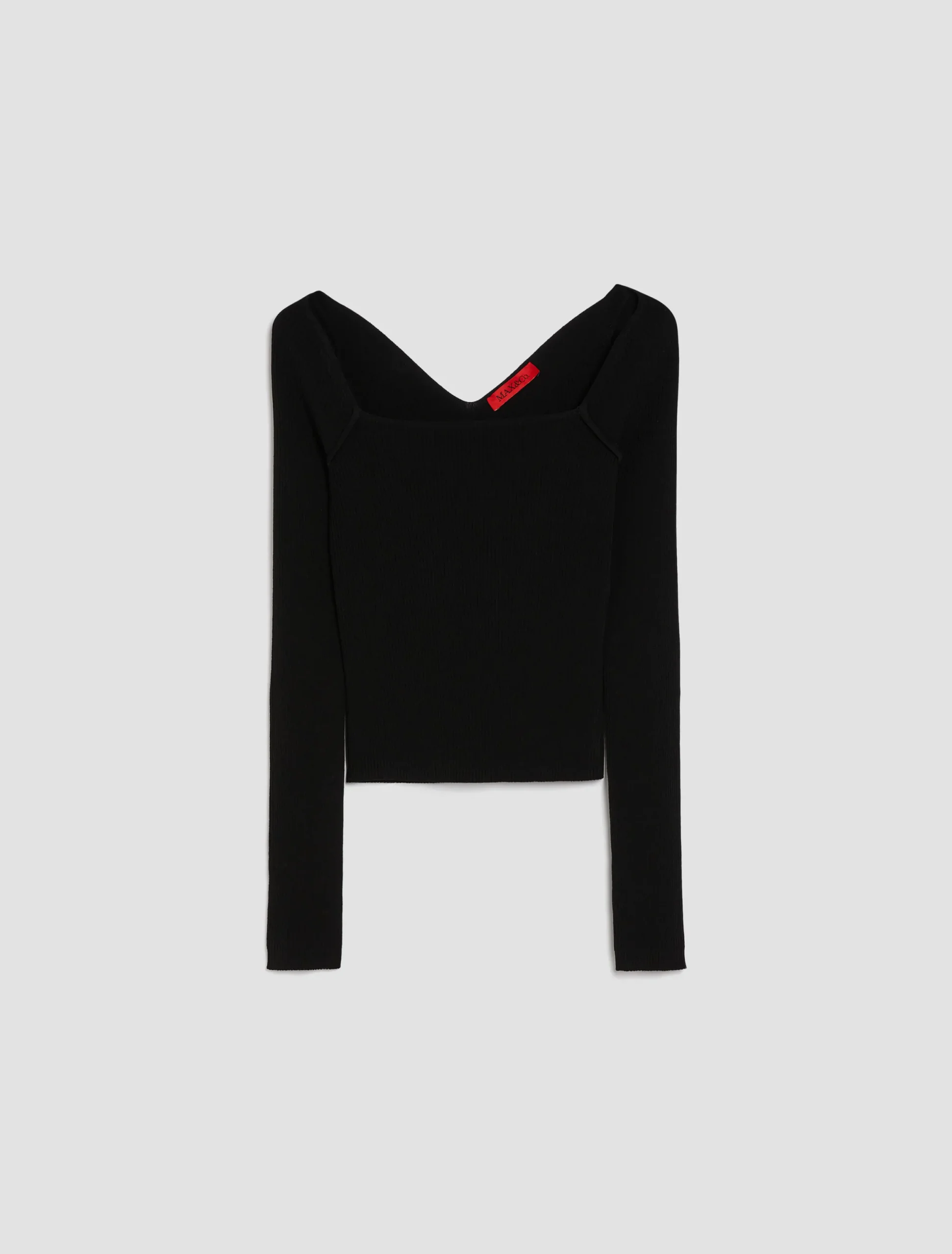Ribbed slim-fit jumper