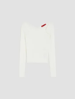 Ribbed slim-fit jumper