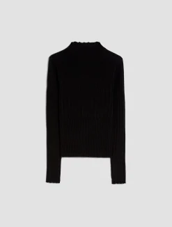 Ribbed wool and cashmere jumper