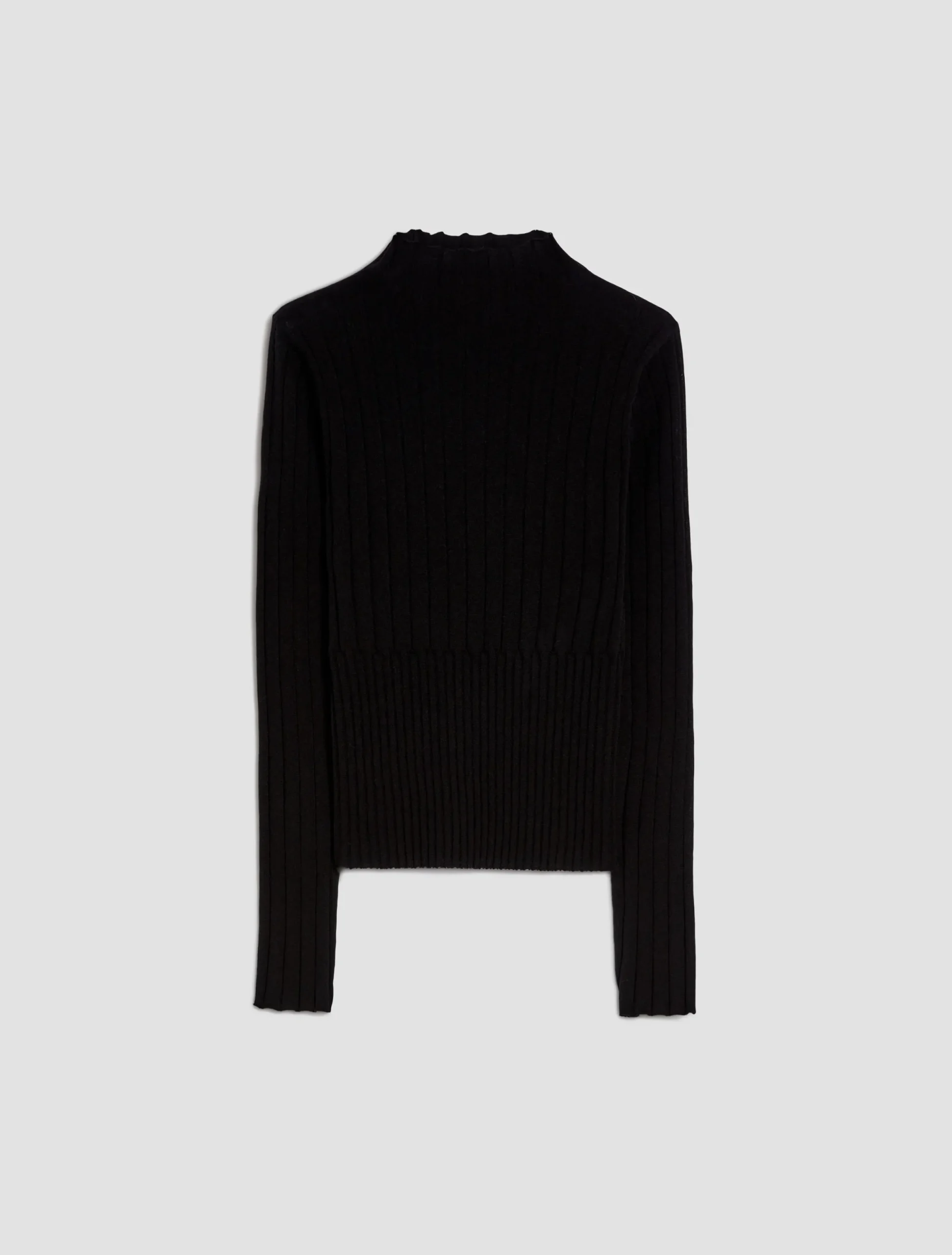 Ribbed wool and cashmere jumper