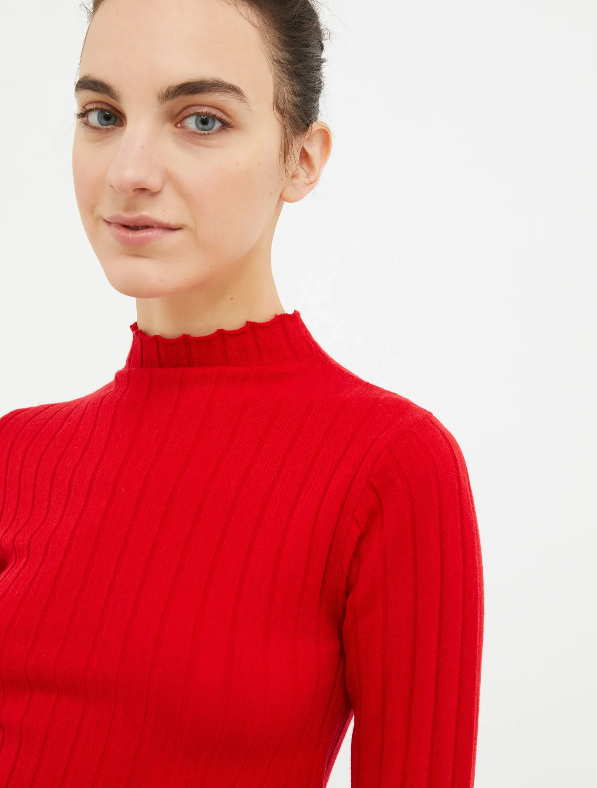 Ribbed wool and cashmere jumper